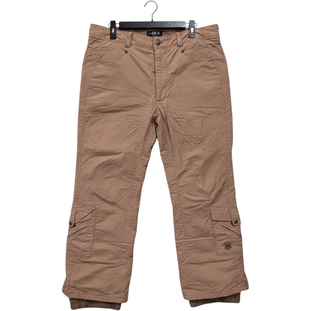 Body Glove Mens Tan Insulated Snow Cargo Pants Beige Ski Snowboard Small 29x27